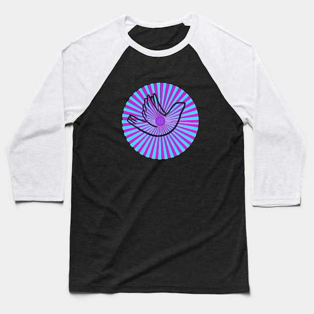 Inner Peace Soars Baseball T-Shirt by Oceana Studios